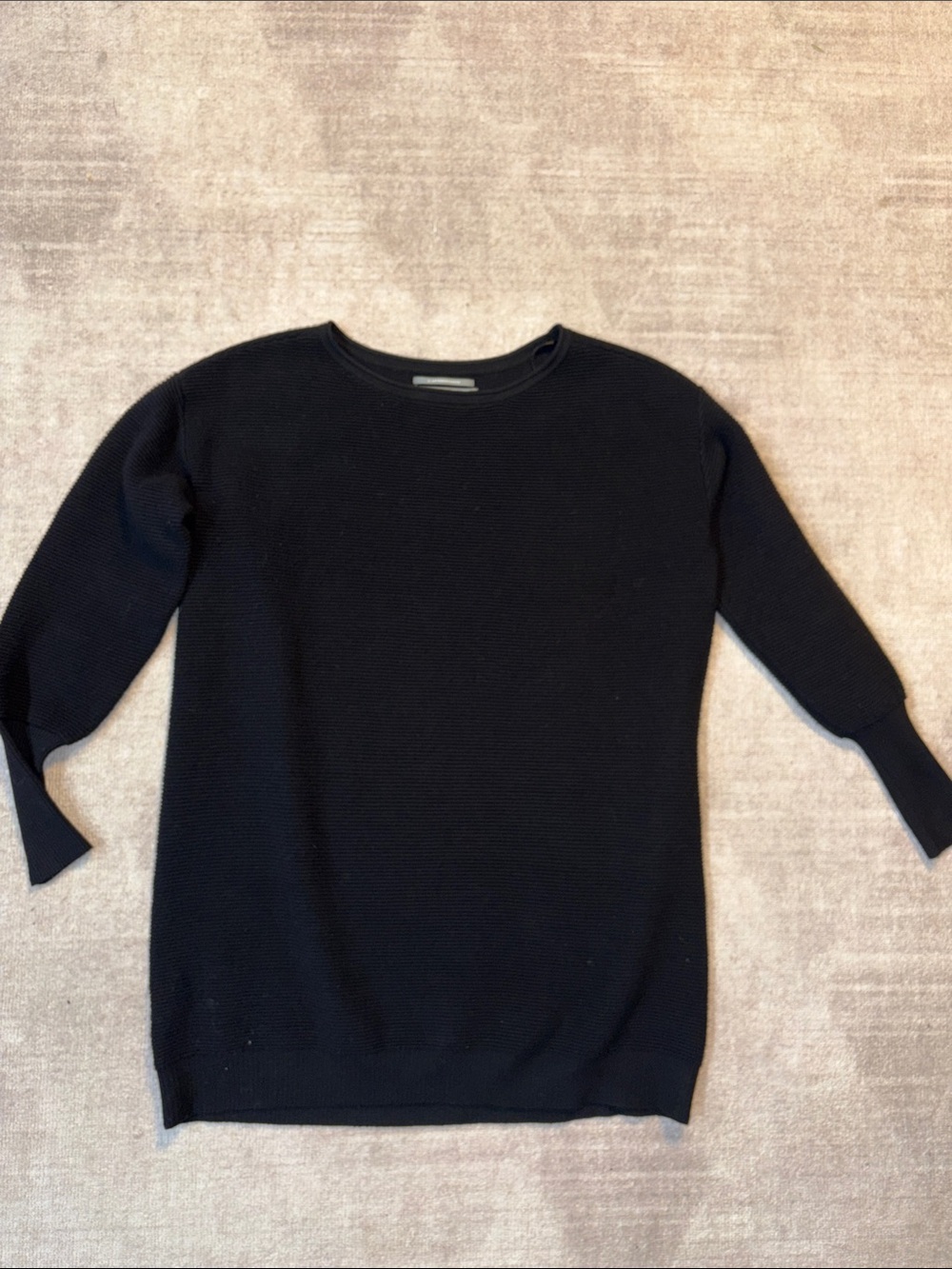 Anthropologie Black Crewneck Sweater - Women's Classic Knit